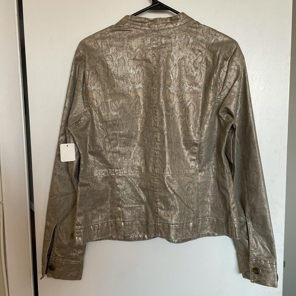 Dana Buchman Snake Skin Jacket - Size 8 - Picture 5 of 11